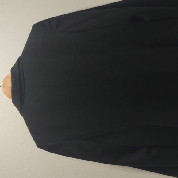 Calvin Klein Charcoal Grey Long Coat Size 14 - Picture 10 of 12